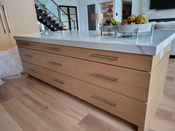 portfolio image of marble kitchen island