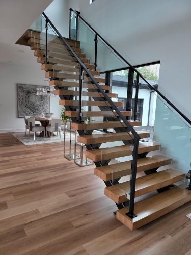 portfolio image of staircase in home